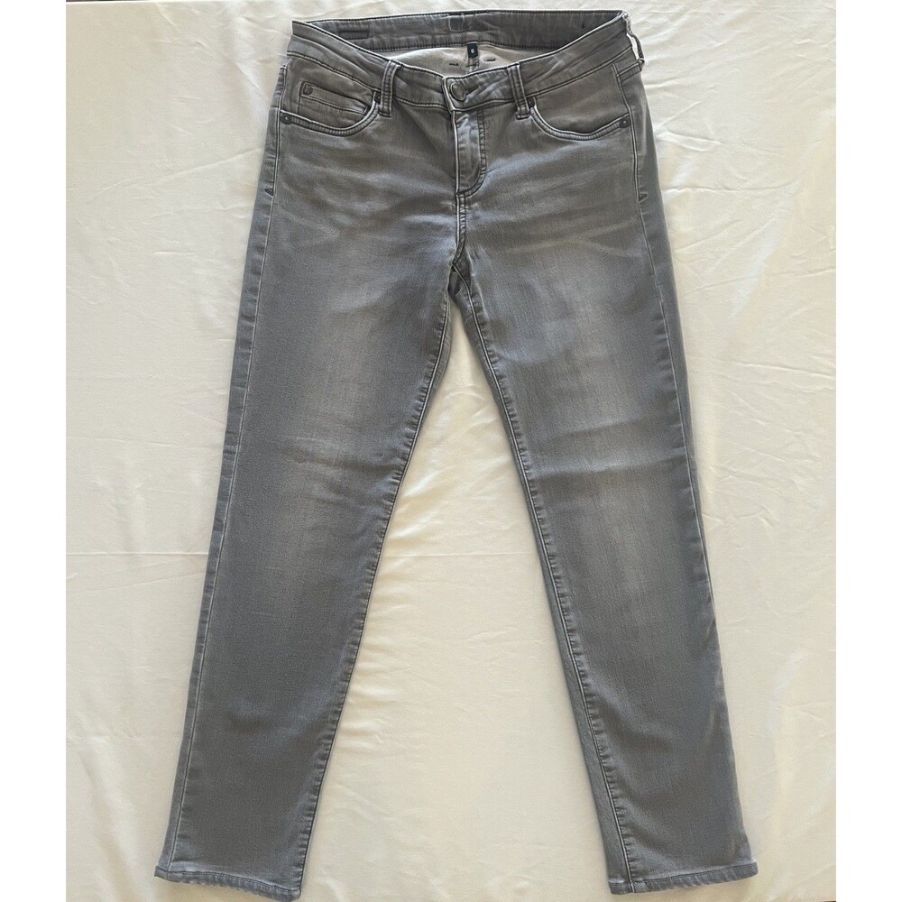 Kut From The Kloth Women's Size 6 Diana Skinny Jeans Gray Wash 30x28  stretch